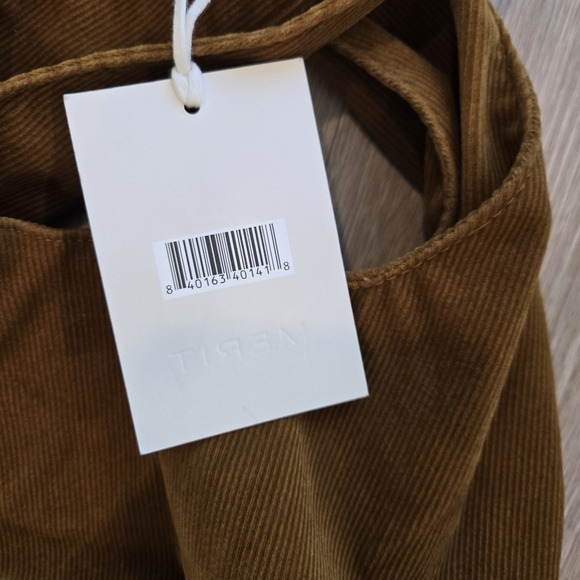 MERIT Signature Corduroy Glam Bag Beauty Clutch Tie Knot Top - Picture 3 of 7